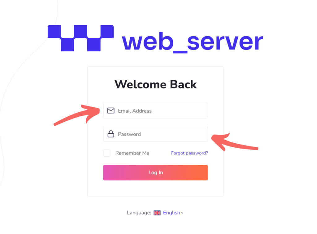 Log in to WBS