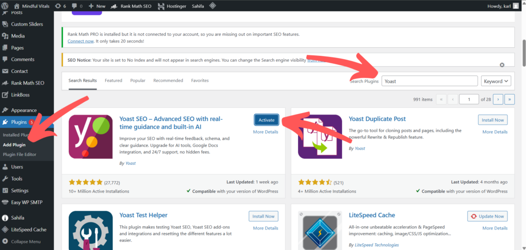 Install and activate the plugin